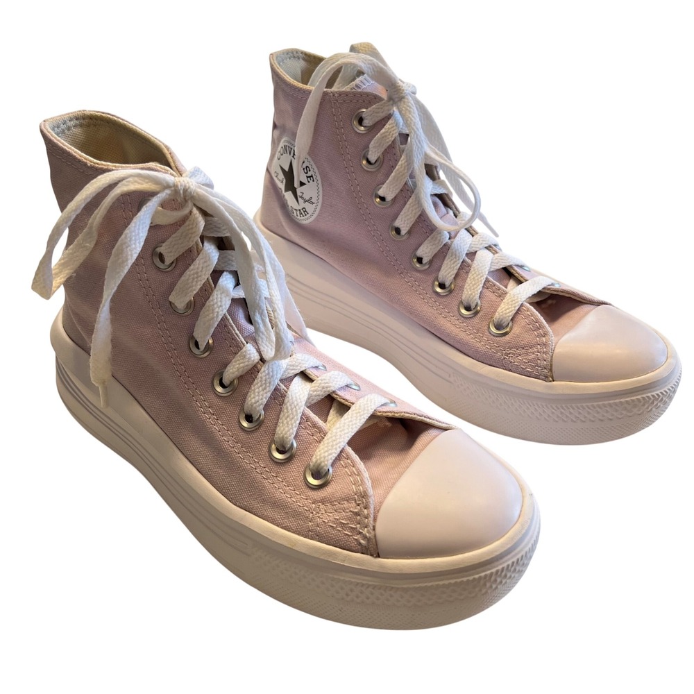 Converse Chuck Taylor All Star‎ Pink Platform High Top Sneakers Women's Size 7